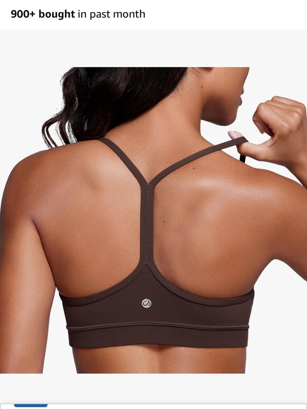 T-Back Seamless Sports Bra - Chocolate Brown